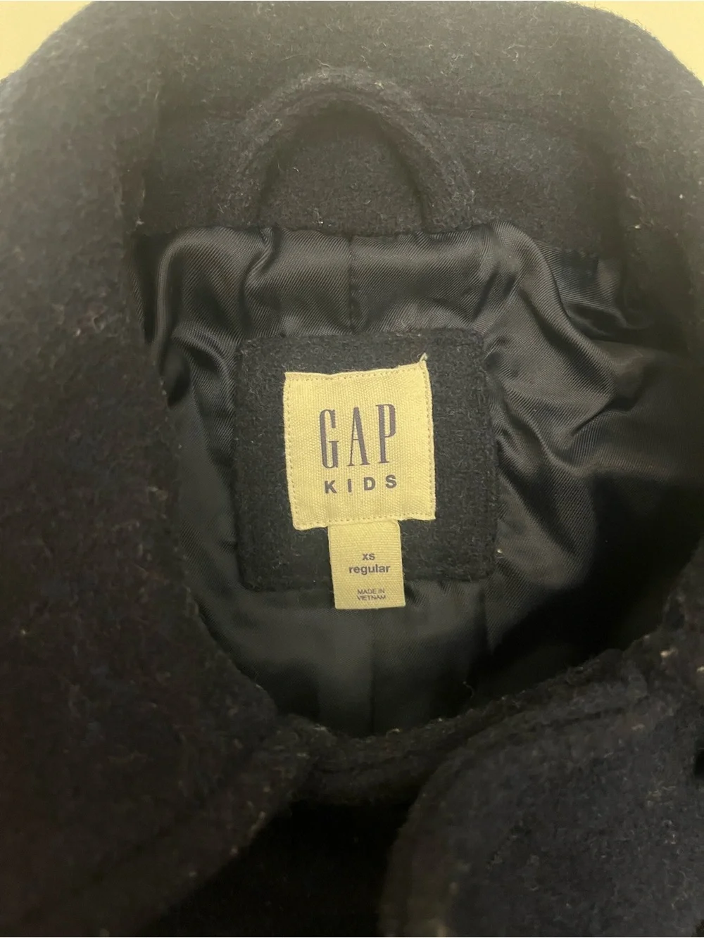Classic Navy Kids Peacoat Jacket